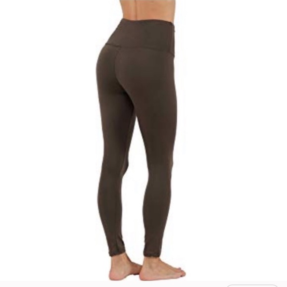 Shosho | Fleece Lined Yoga Leggings Warm olive - Picture 2 of 2